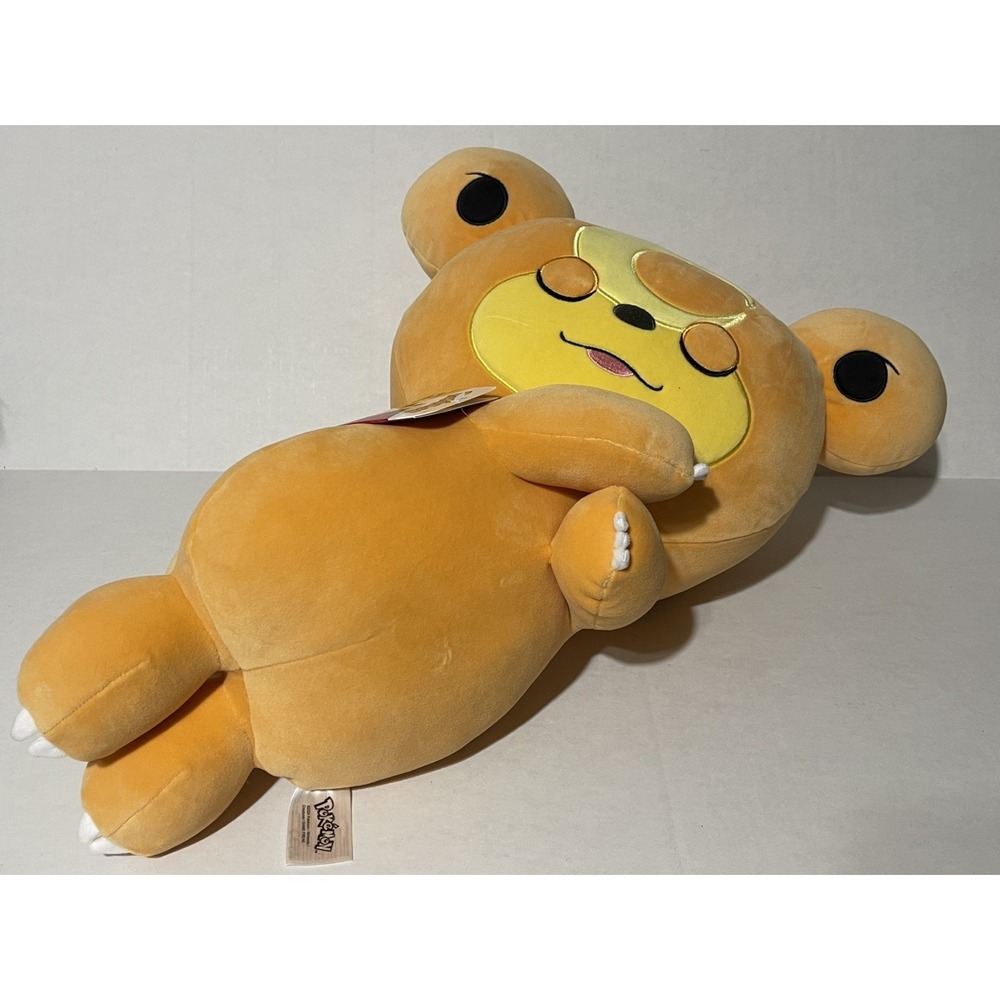 Pokemon Teddiursa Sleeping Plush 18 Inch Large Soft Stuffed Toy NWT New With Tag